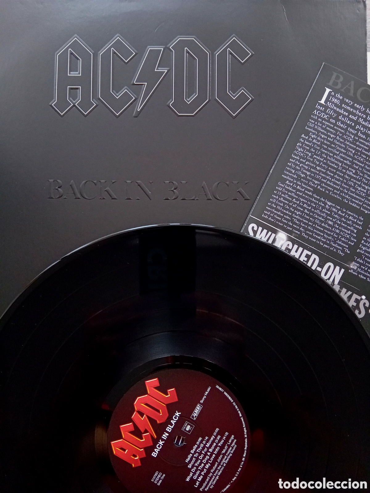 Discos de vinilo: AC/DC BACK IN BLACK. 2003 - Foto 4