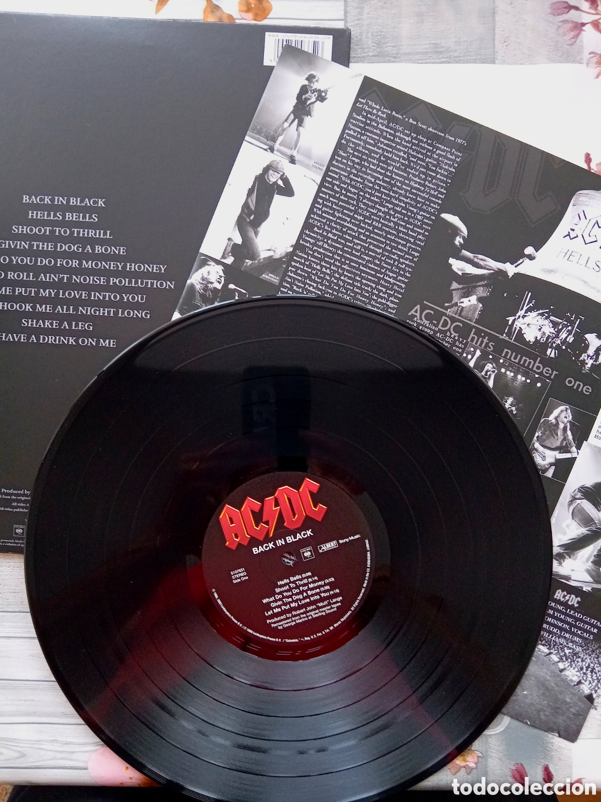 Discos de vinilo: AC/DC BACK IN BLACK. 2003 - Foto 5