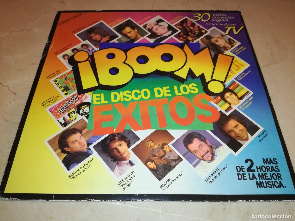 Discos de vinilo: BOOM-EL DISCO DE LOS EXITOS-30 EXITOS EN VERSION ORIGINAL-DOBLE LP-ORIGINAL 1985