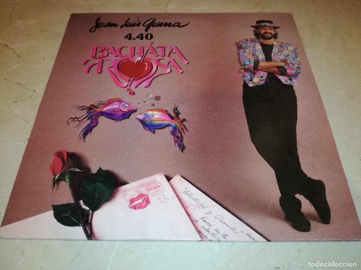 Discos de vinilo: JUAN LUIS GUERRA 4. 40-BACHATA ROSA-CONTIENE ENCARTE-ORIGINAL 1990