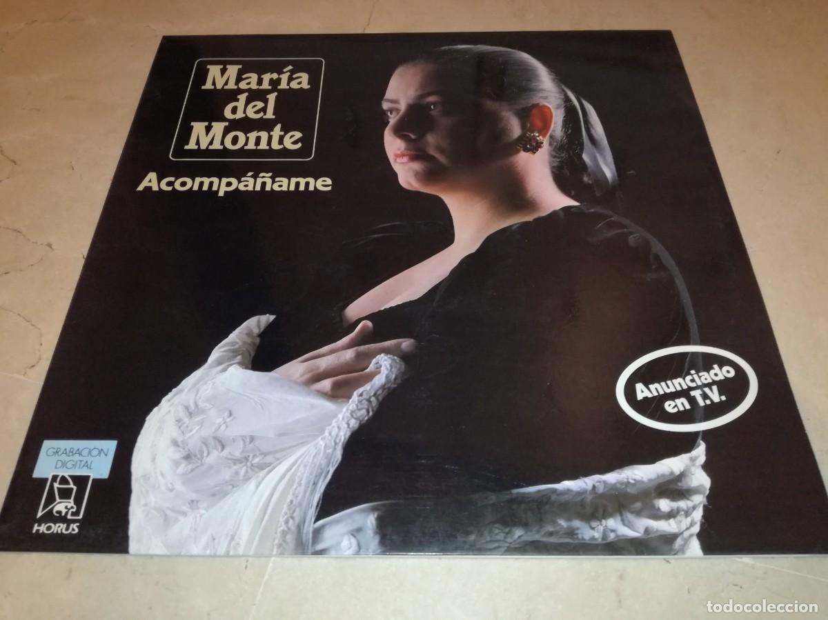 Discos de vinilo: MARIA DEL MONTE-ACOMPA&Ntilde;AME-ORIGINAL 1989 - Foto 1
