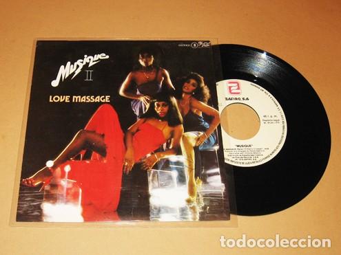 Discos de vinilo: MUSIQUE - LOVE MASSAGE - SINGLE PROMO - 1980 - DESPUES DE SU HIT &rdquo; KEEP ON JUMPIN &rdquo;