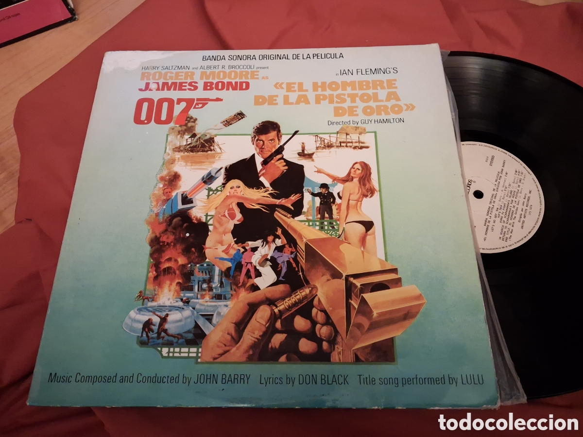 Discos de vinilo: John Barry&nbsp;&ndash;&nbsp;James Bond 007: &rdquo;El Hombre De La Pistola De Oro&rdquo; (Banda Sonora Original De La Pel&iacute;cula)