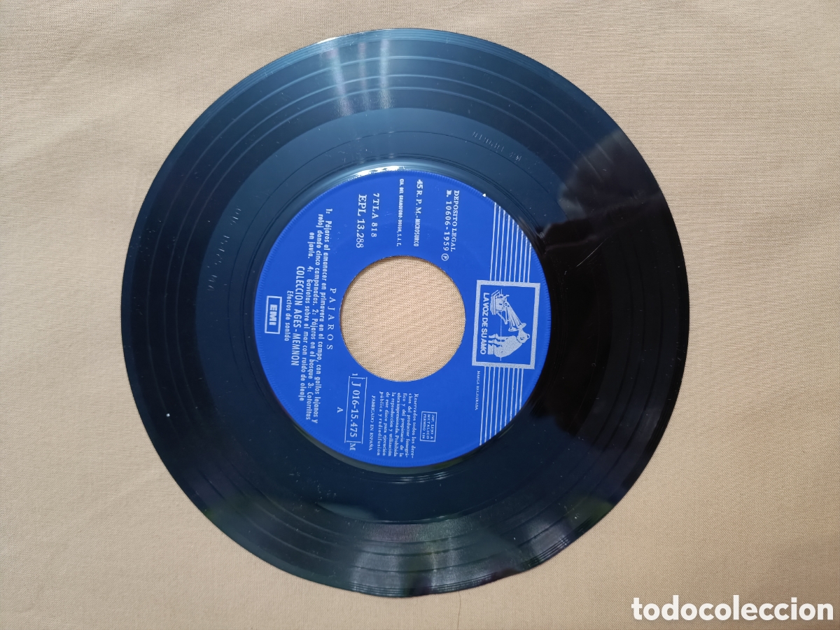 Discos de vinilo: Efectos de sonido. Pajaros - Foto 4