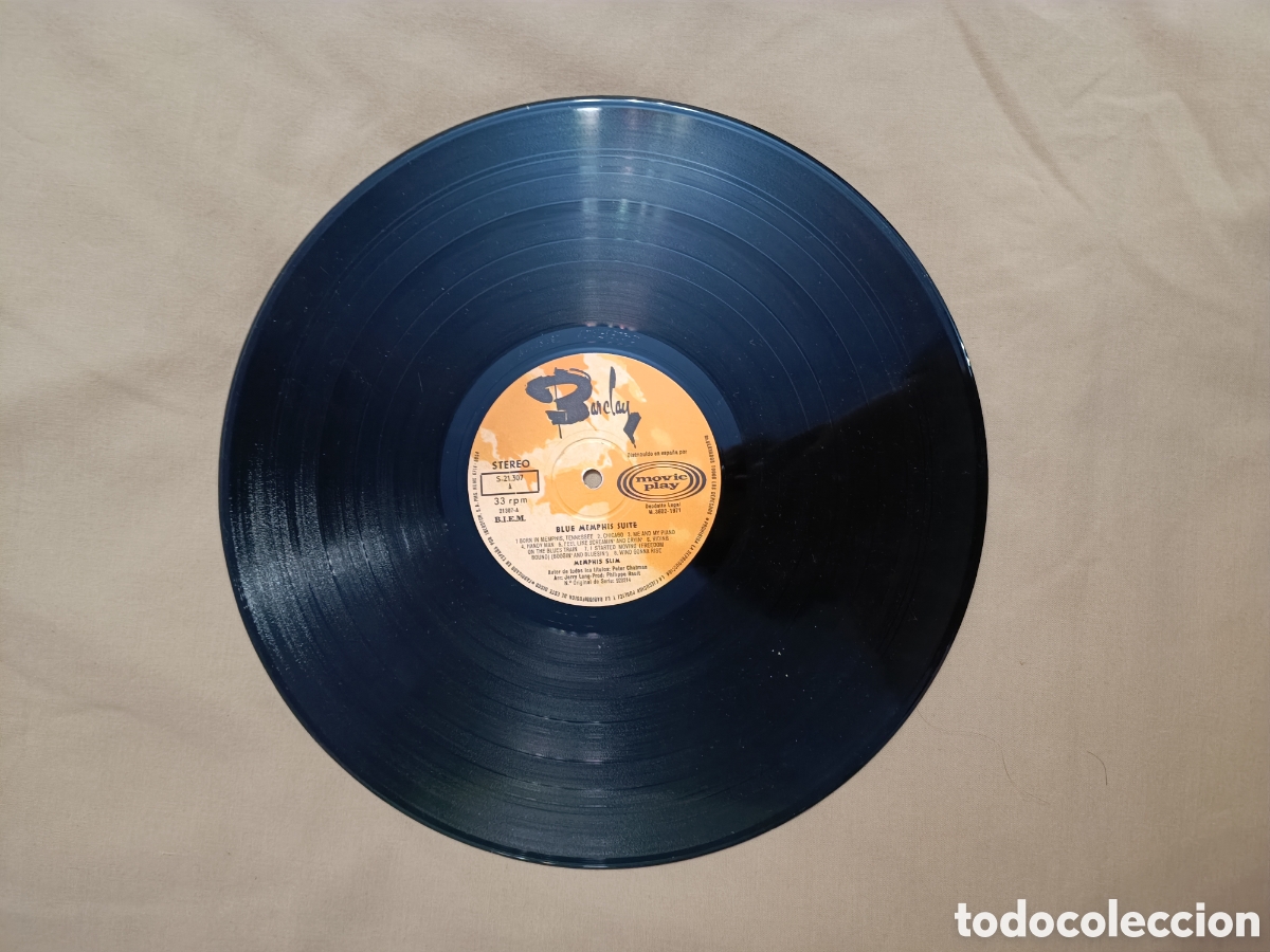 Discos de vinilo: Memphis Slim - Blue Memphis - Foto 3