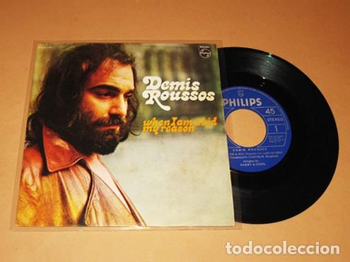 Discos de vinilo: DEMIS ROUSSOS - WHEN I AM A KID / MY REASON - SINGLE - 1972 - 2 TEMAZOS EN ESTE DISCO