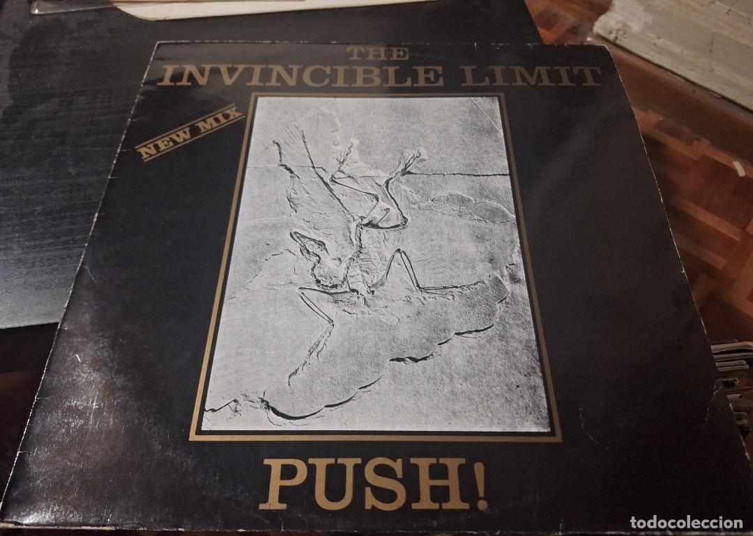 Discos de vinilo: INVINCIBLE LIMIT - PUSH new mix 12&rdquo; MAXI ALEMANIA ZYX 1987 - TECHNO EBM