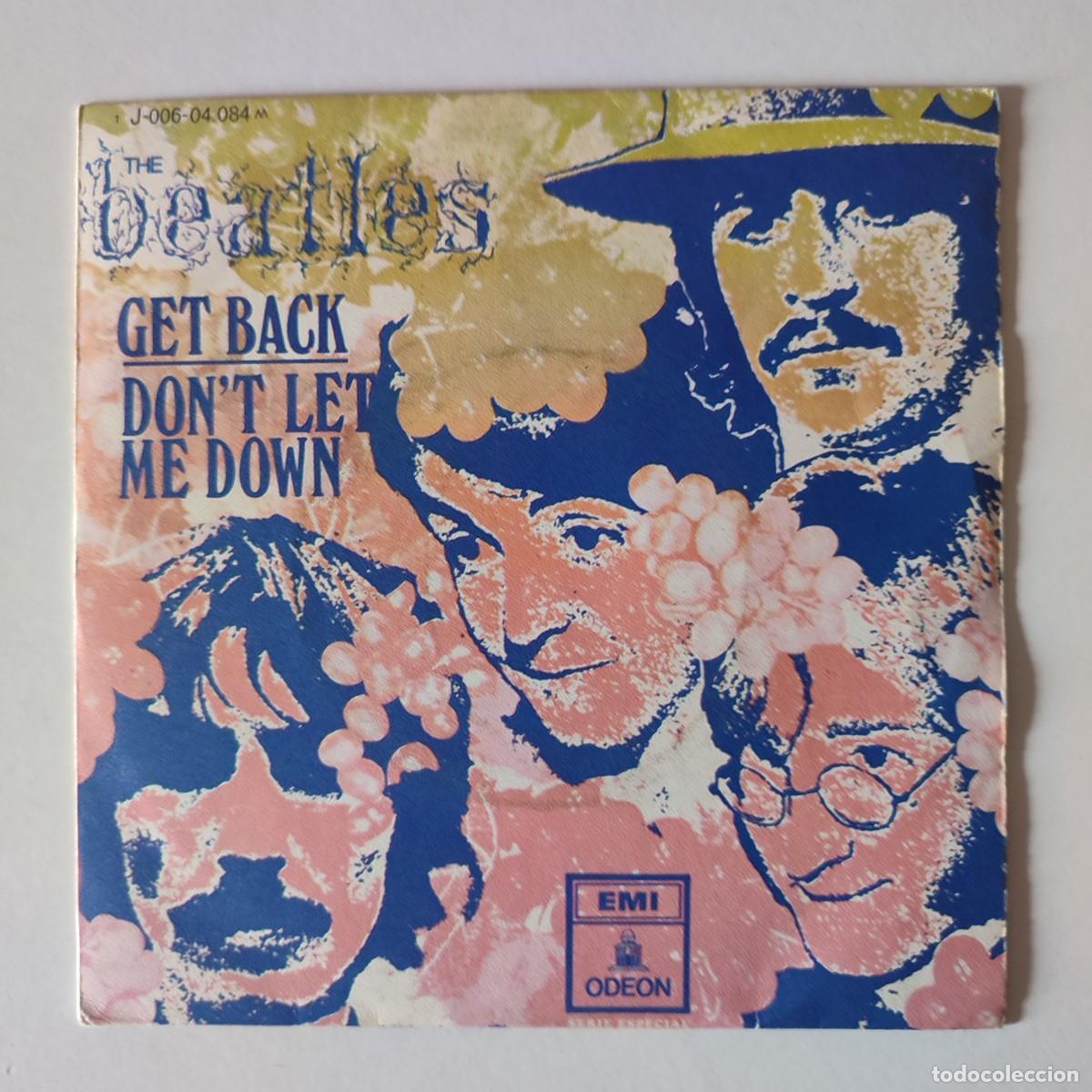 Discos de vinilo: Get Back / Don't Let Me Down - The Beatles Con Billy Preston