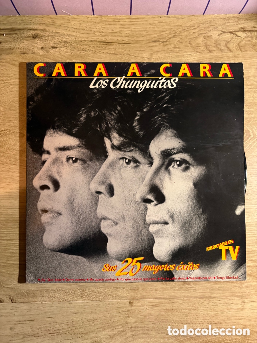 Discos de vinilo: Vinilo Doble LP Los Chunguitos - Cara a Cara (25 Grandes &Eacute;xitos) - 1984