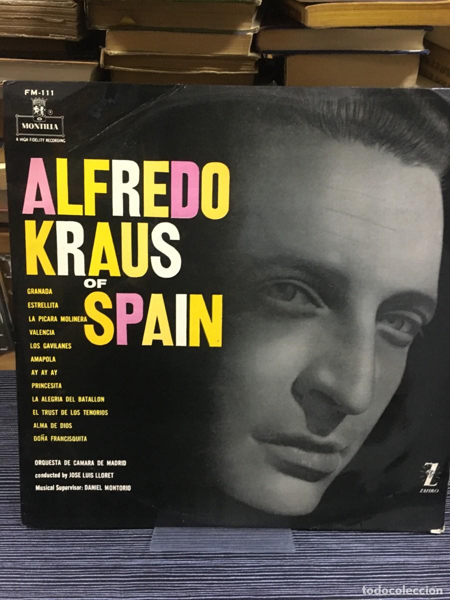 Discos de vinilo: Alfredo Kraus of Spain Alfredo Kraus Montilla