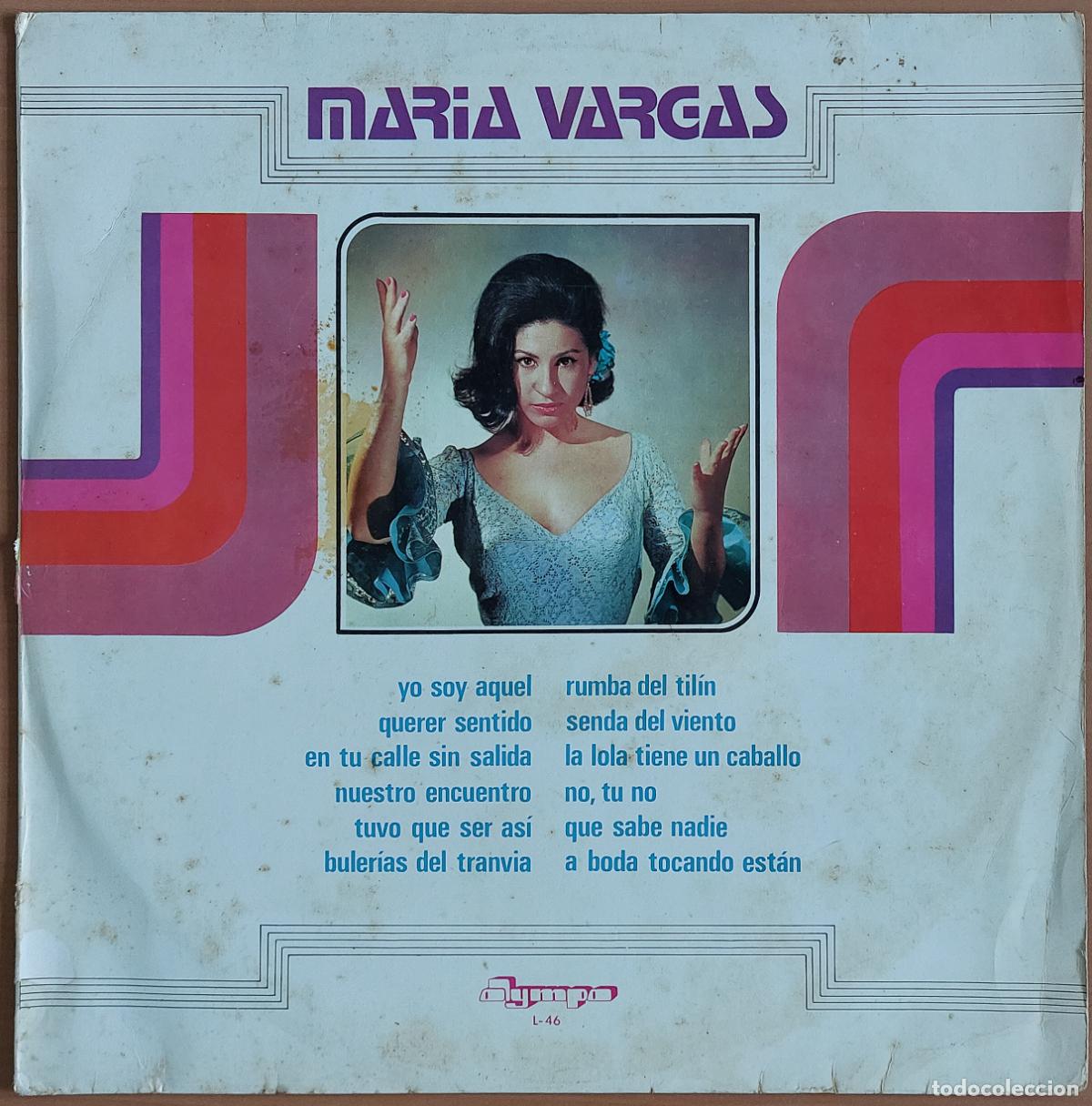Discos de vinilo: Mar&iacute;a Vargas - Mar&iacute;a Vargas - Mar&iacute;a Vargas