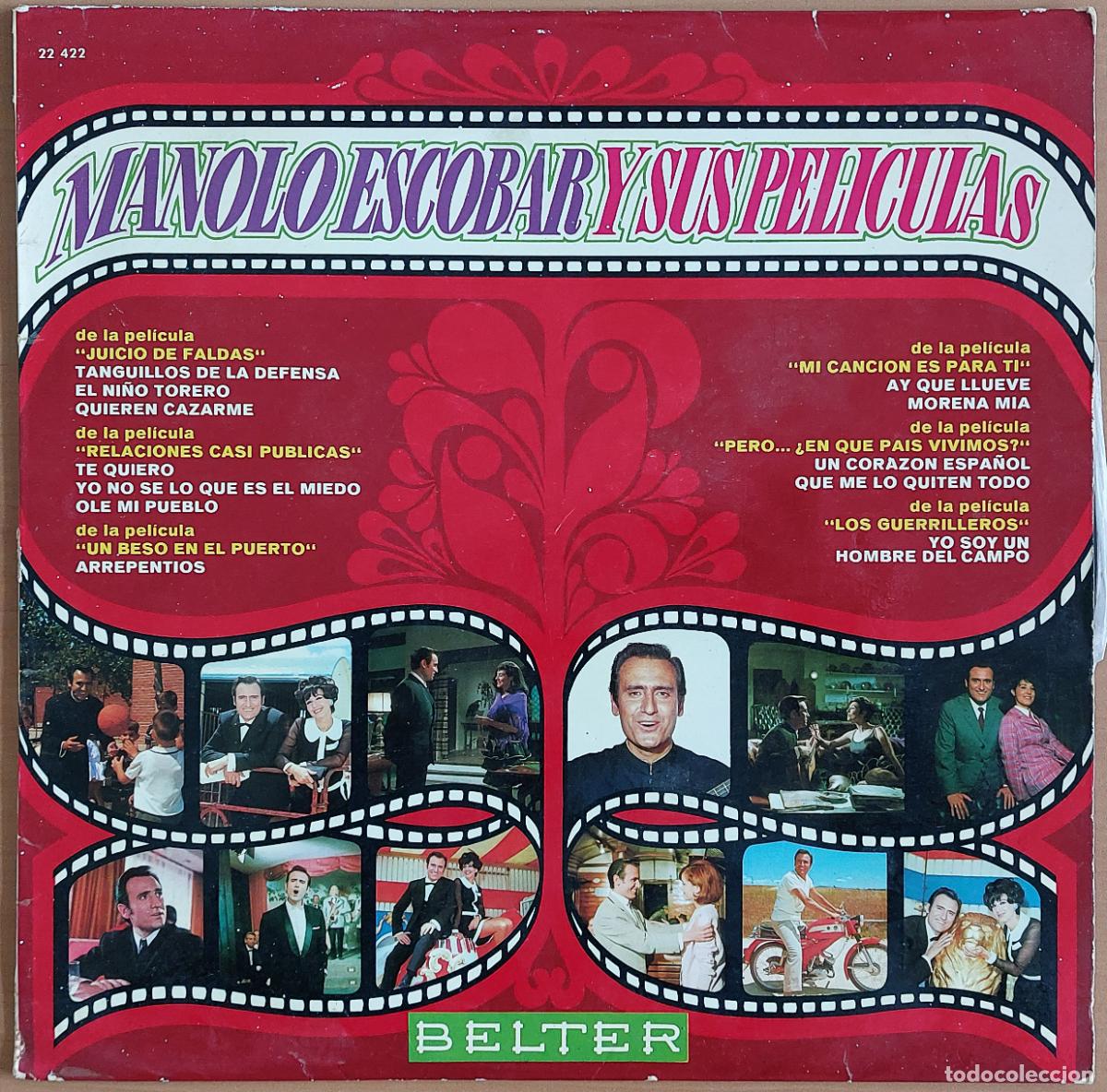 Discos de vinilo: Manolo Escobar y sus pel&iacute;culas - Manolo Escobar