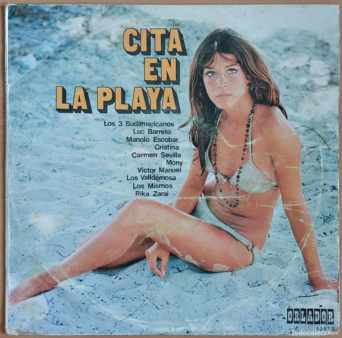 Discos de vinilo: Cita En La Playa - Varios - Foto 1