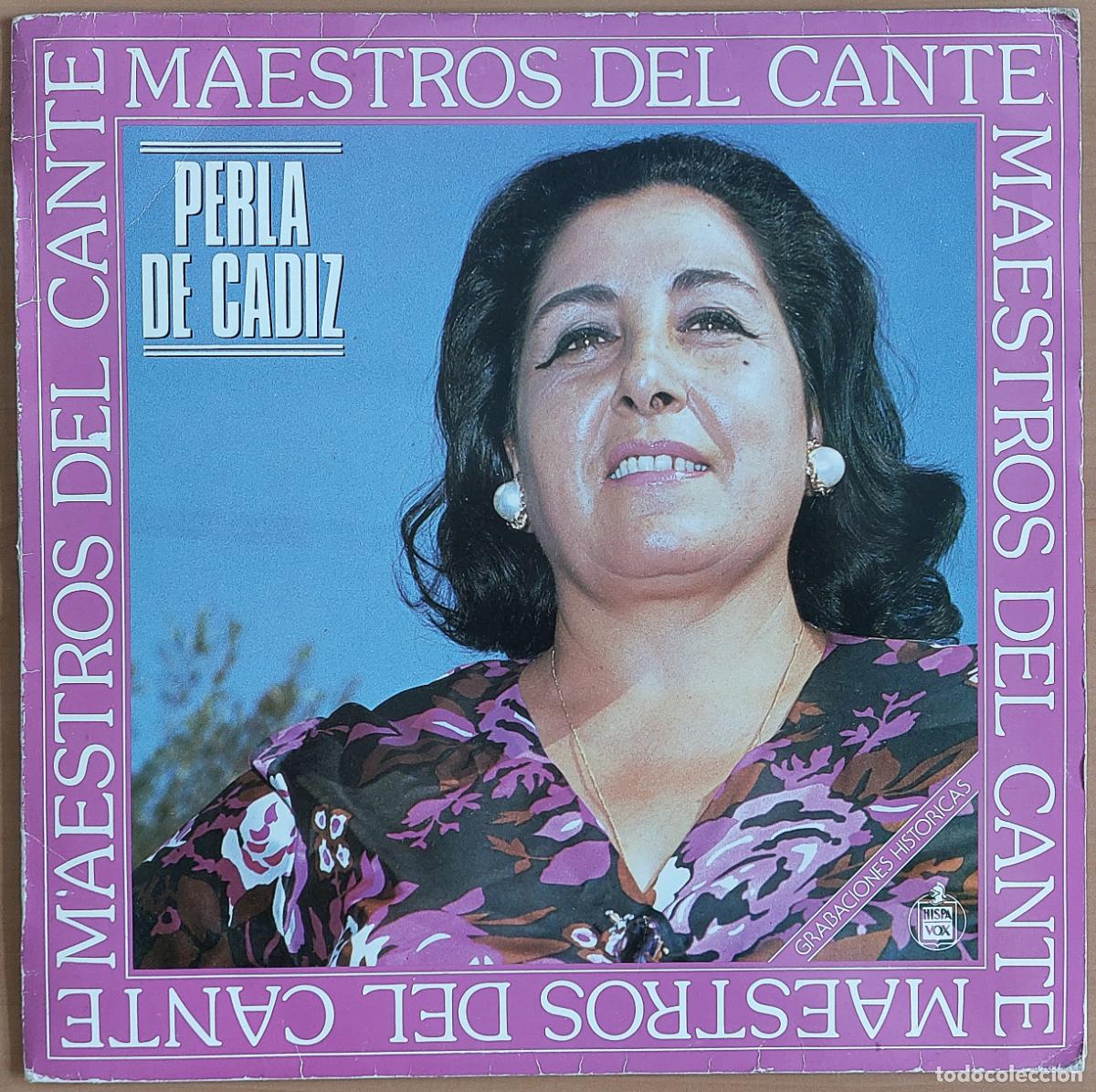 Discos de vinilo: Perla De C&aacute;diz - Maestros Del Cante - Foto 1