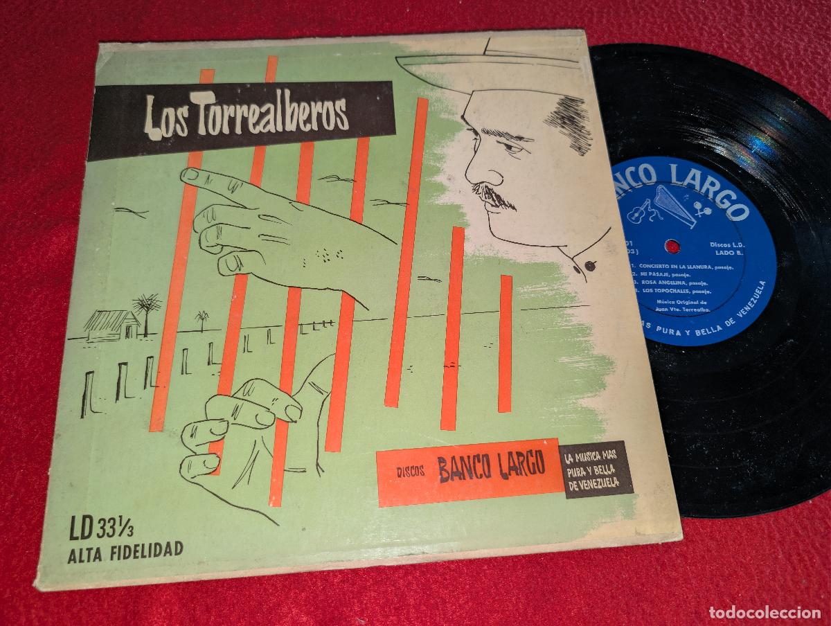 Discos de vinilo: LOS TORREALBEROS La musica mas pura y bella de Venezuela 10'' 25CTMS 1954 Banco Largo LATIN VENEZUEL