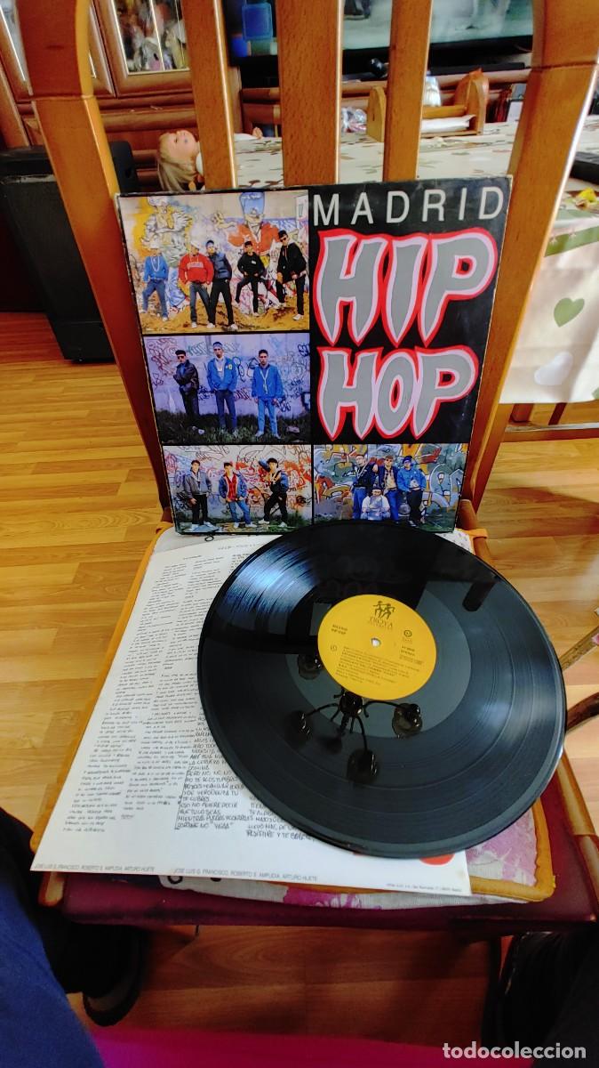 Discos de vinilo: MADRID HIP HOP-LP DNI-ESTADO CRITICO-SINDICATO DEL CRIMEN-QSC-LETRAS