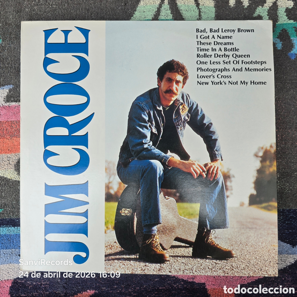 Discos de vinilo: [LP] JIM CROCE: GREATEST HITS, BAD, BAD LEROY BROWN (COMMANDER) (1984)