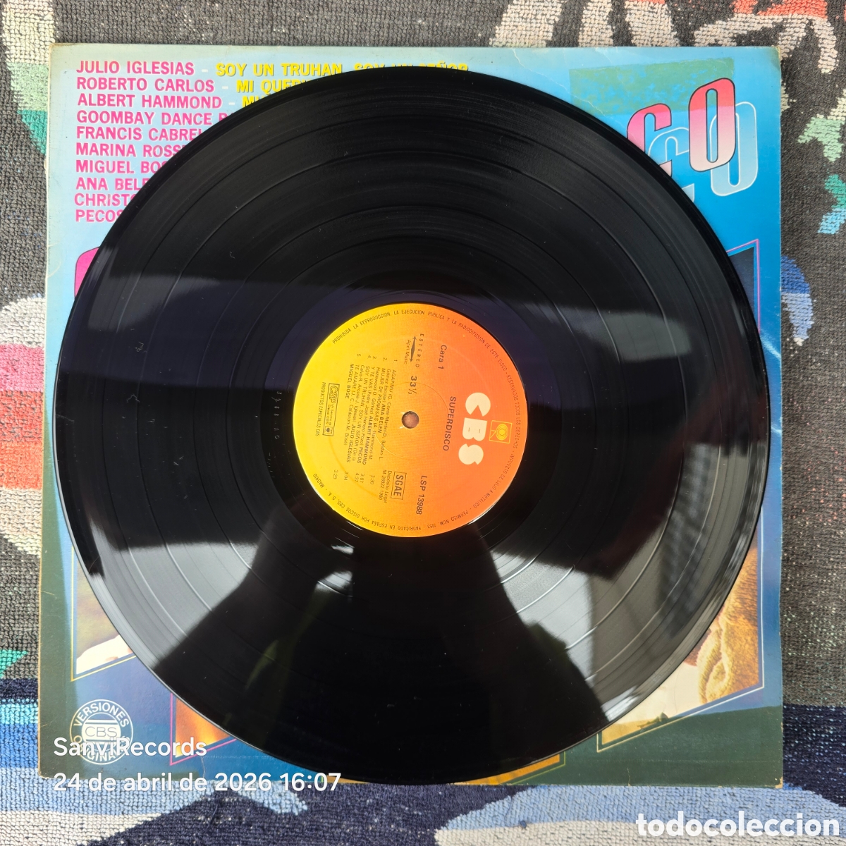 Discos de vinilo: [LP] SUPER DISCO (CBS) (1980) - Foto 3
