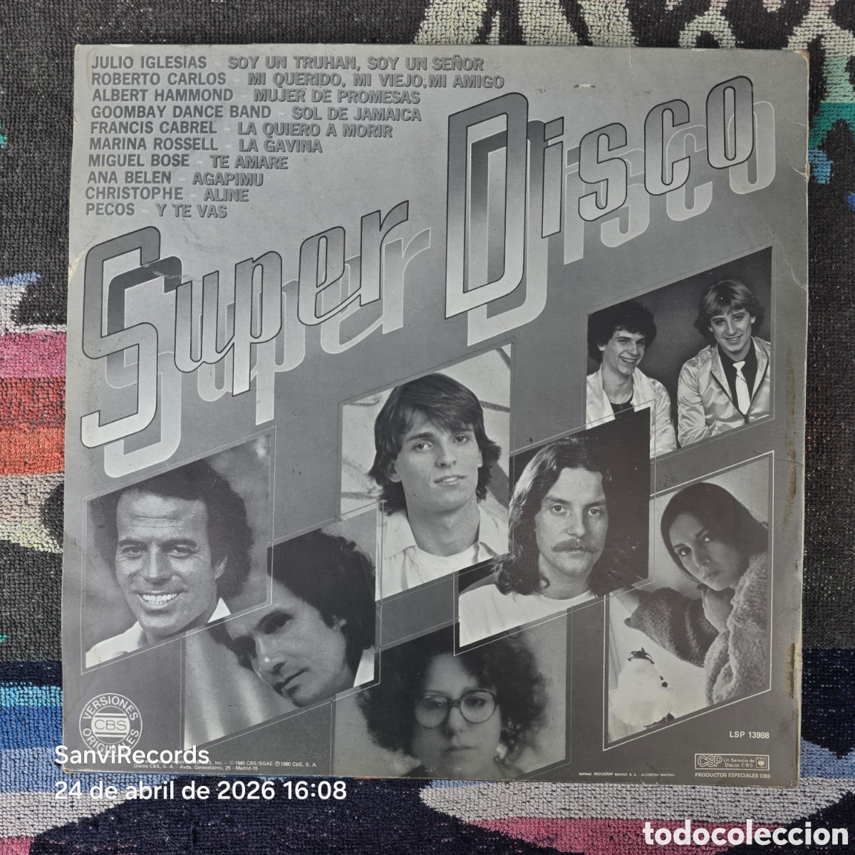 Discos de vinilo: [LP] SUPER DISCO (CBS) (1980) - Foto 4