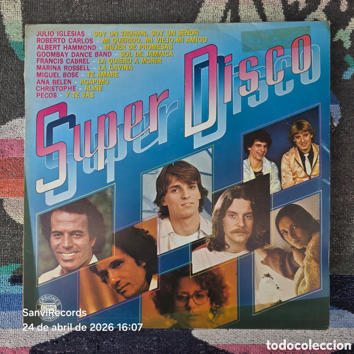 Discos de vinilo: [LP] SUPER DISCO (CBS) (1980)