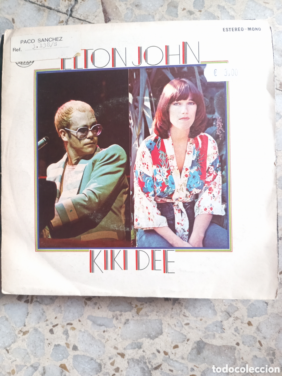 Discos de vinilo: SGL ELTON JOHN KIKI DEE DONT GO BREAKING MY HEART 1975