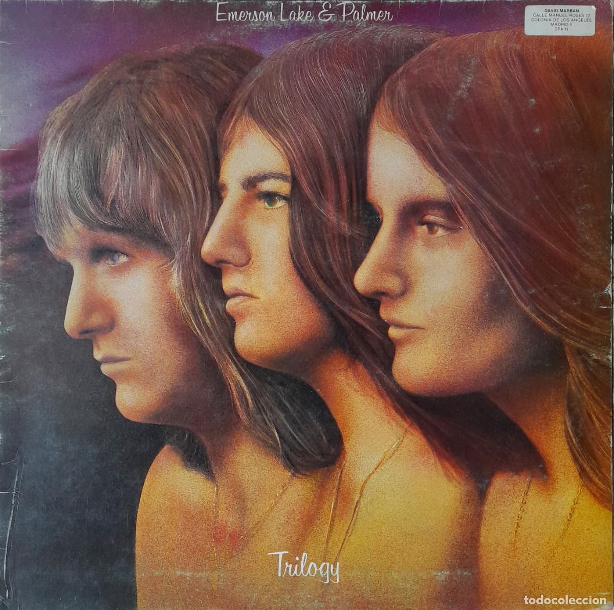 Discos de vinilo: EMERSON LAKE & PALMER. TRILOGY. MANTICORE 1972. LP. CARPETA DOBLE