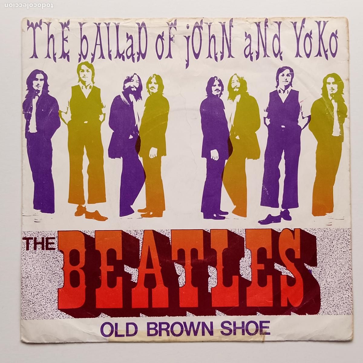 Discos de vinilo: The Beatles-The Ballad Of John And Yoko (7'' Apple 1969) Yoko Ono. John Lennon, Paul McCartney...