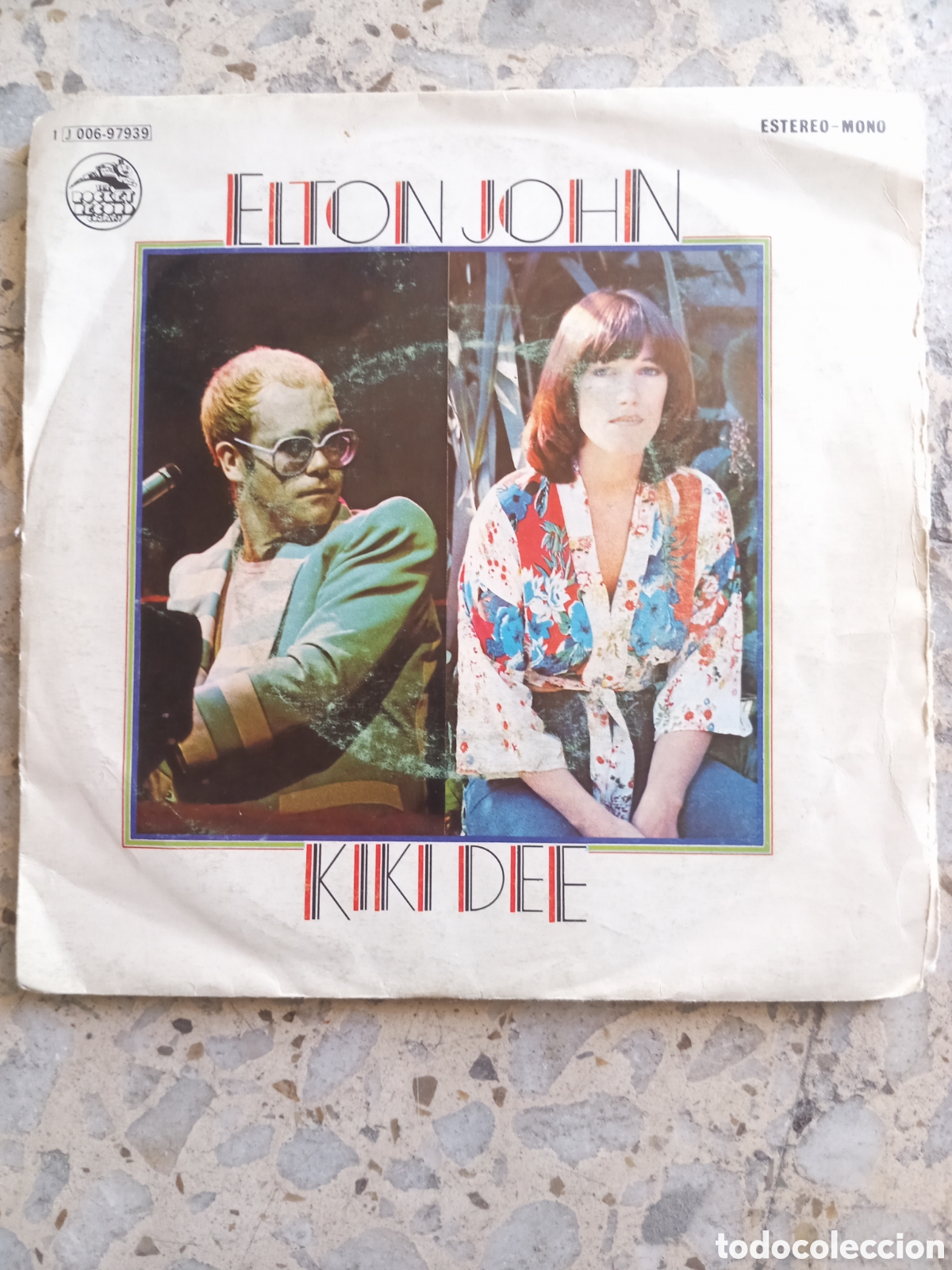 Discos de vinilo: SGL ELTON JOHN KIKI DEE DONT GO BREAKING MY HEART 1975