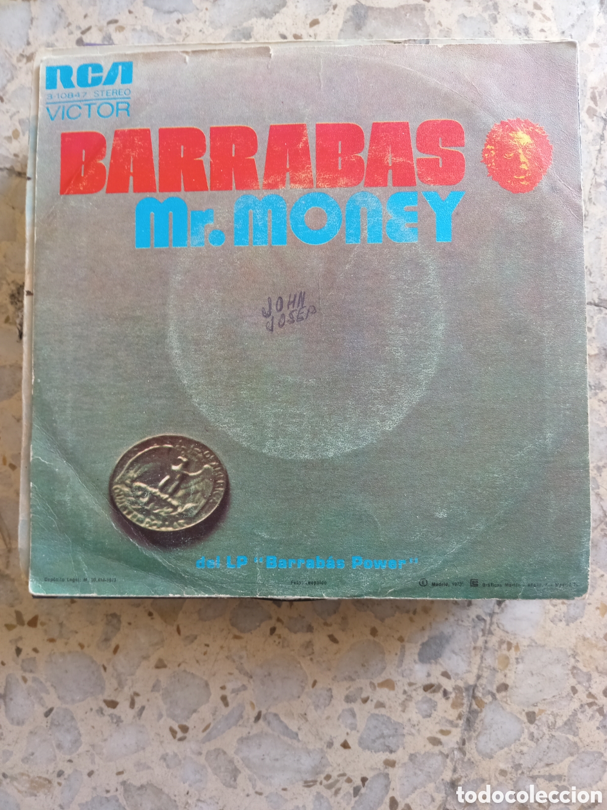 Discos de vinilo: SGL BARRABAS BOOGIE ROCK 1973 - Foto 2