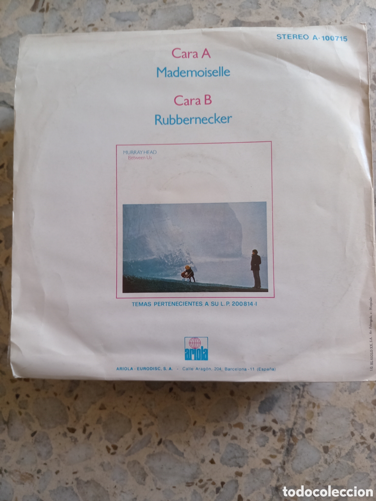 Discos de vinilo: SGL MURRAY HEAD MADEMOISELLE 1979 - Foto 2