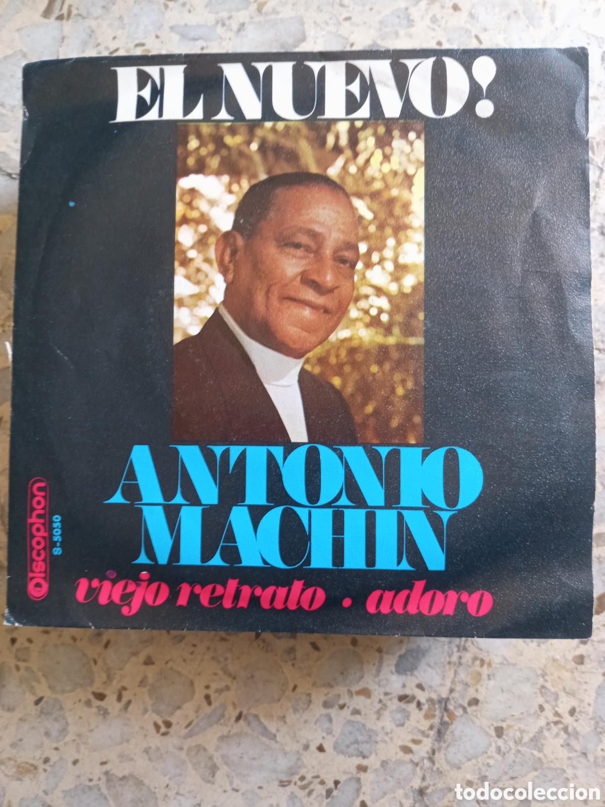 Discos de vinilo: SGL ANTONIO MACHIN VIEJO RETRATO ADORO 1969