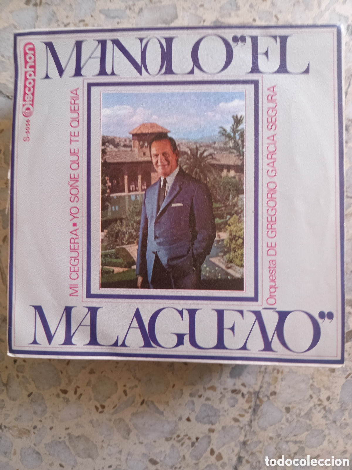 Discos de vinilo: SGL MANOLO EL MALAGUE&Ntilde;O MI CEGUERA 1969