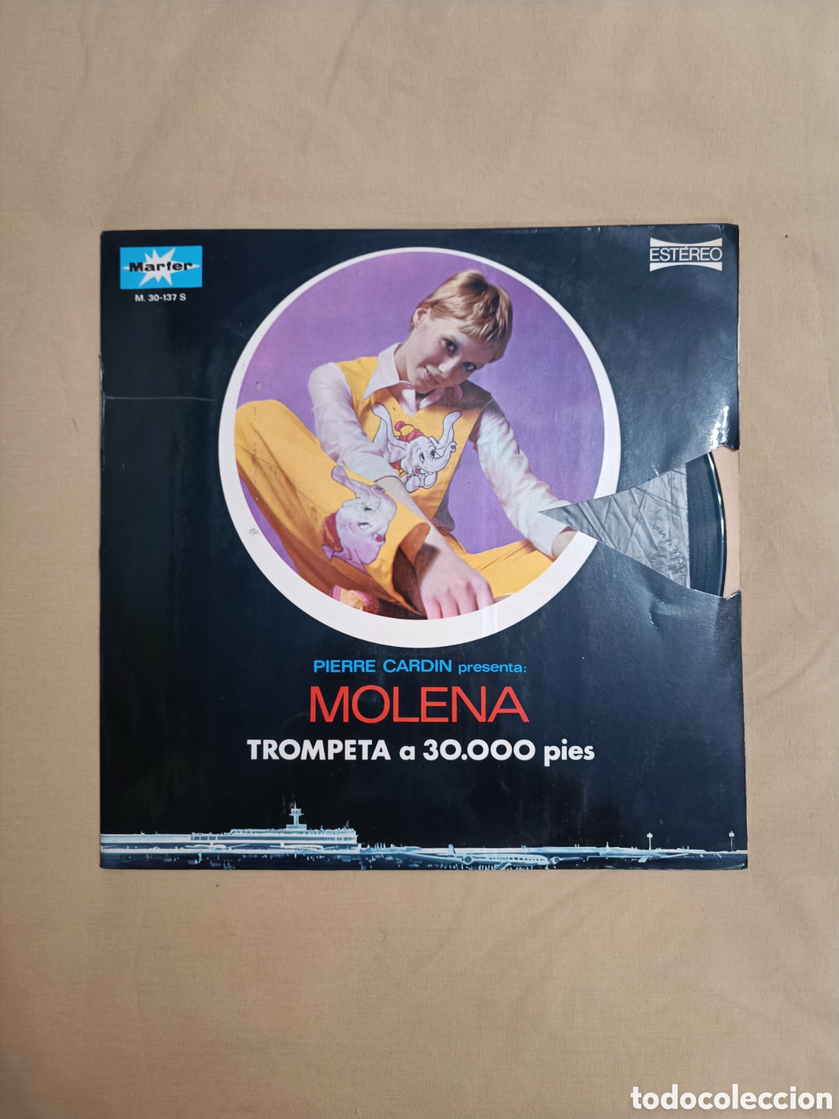 Discos de vinilo: Molena. Trompeta a 30.000 pies - Foto 1