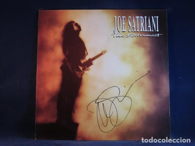 Discos de vinilo: JOE SATRIANI &ndash; THE EXTREMIST - LP (AUTOGRAFIADO)
