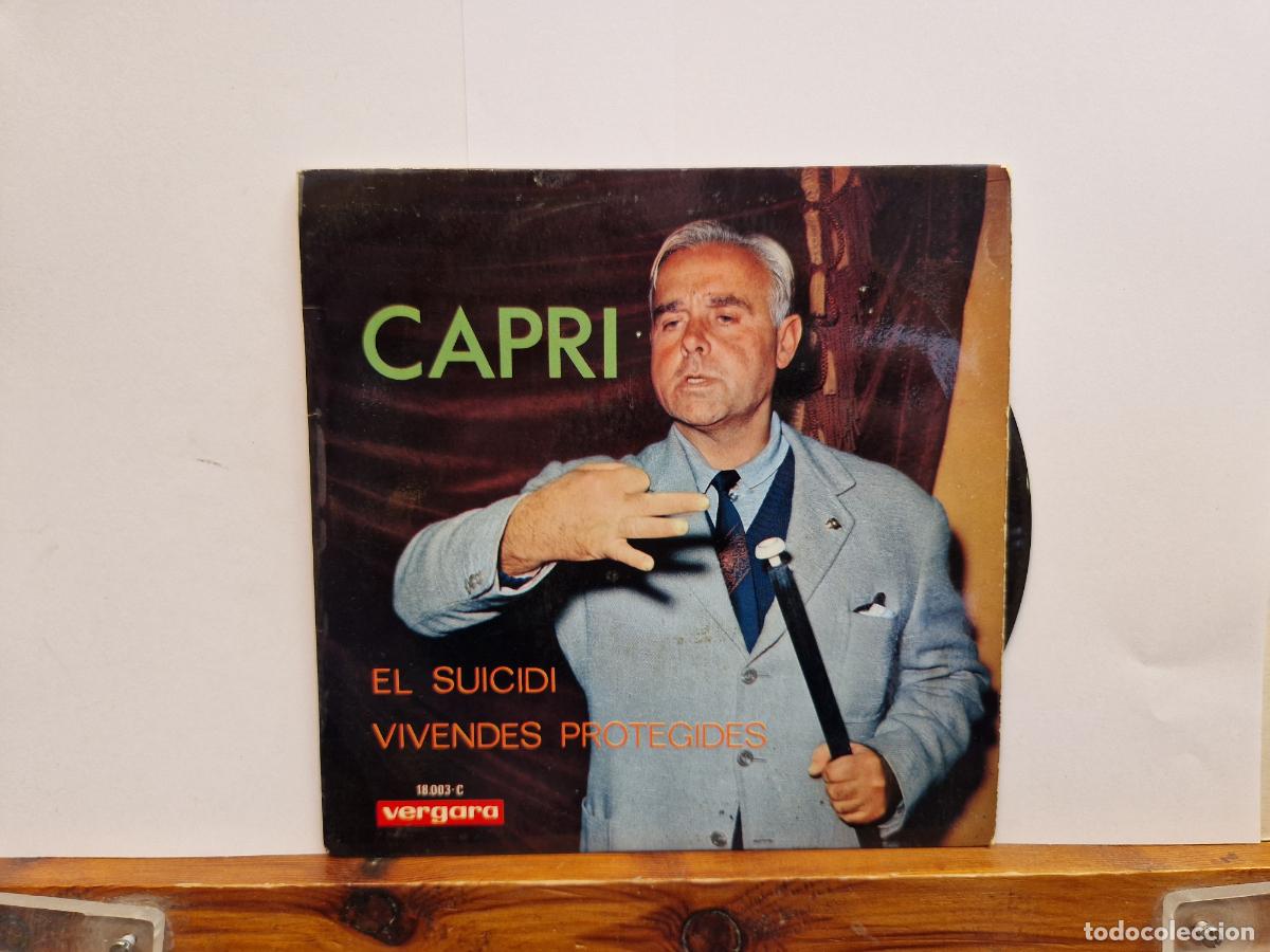 Discos de vinilo: SINGLE. CAPRI. EL SUICIDI VIVENDES PROTEGIDES. - Foto 1