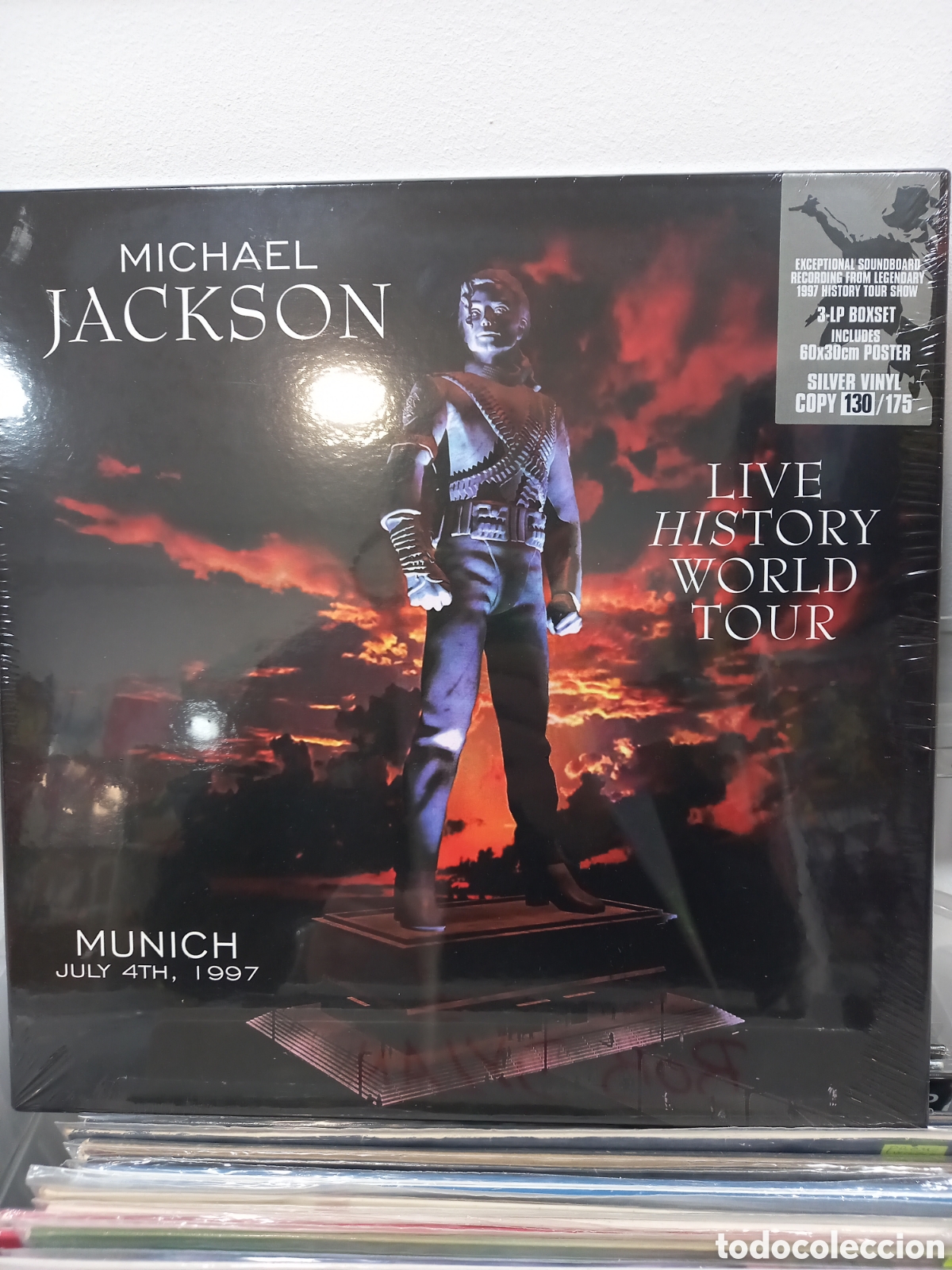 Discos de vinilo: MICHAEL JACKSON - LIVE HISTORY WORLD TOUR - 3LP BOX SET