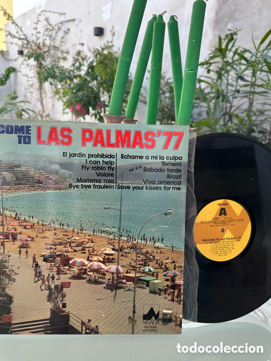 Discos de vinilo: Lp WELCOME LAS PALMAS 77 - Foto 2