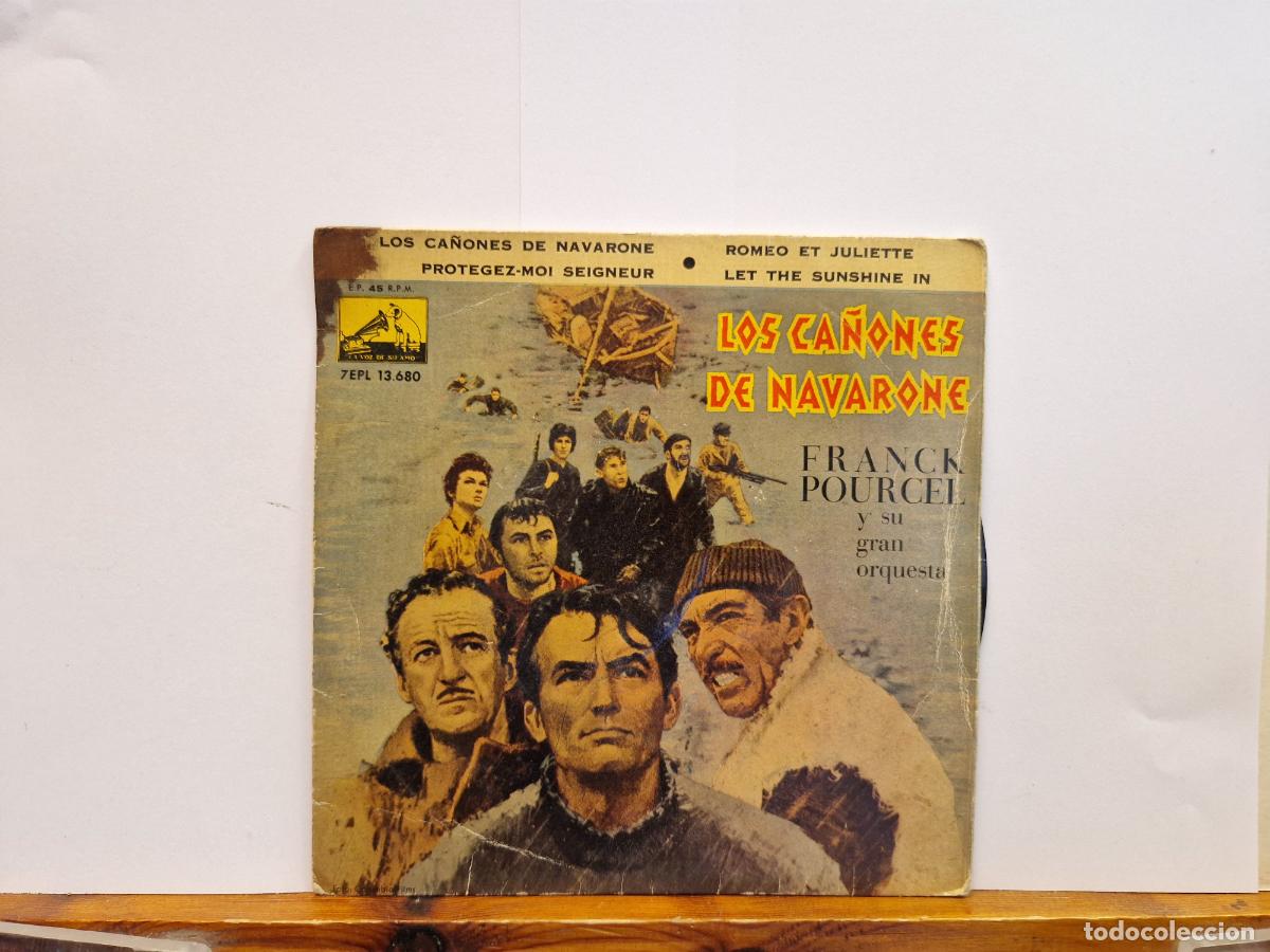 Vinyl records: SINGLE. LOS CA&Ntilde;ONES DE NAVARONE. FRANCK POURCEL Y SU GRAN ORQUESTA.