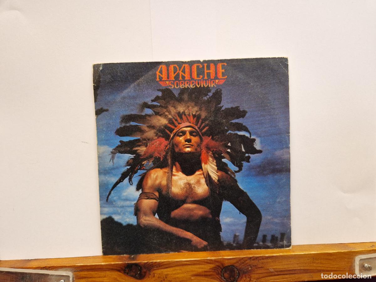Disques de vinyle: SINGLE. APACHE. SOBREVIVIR.