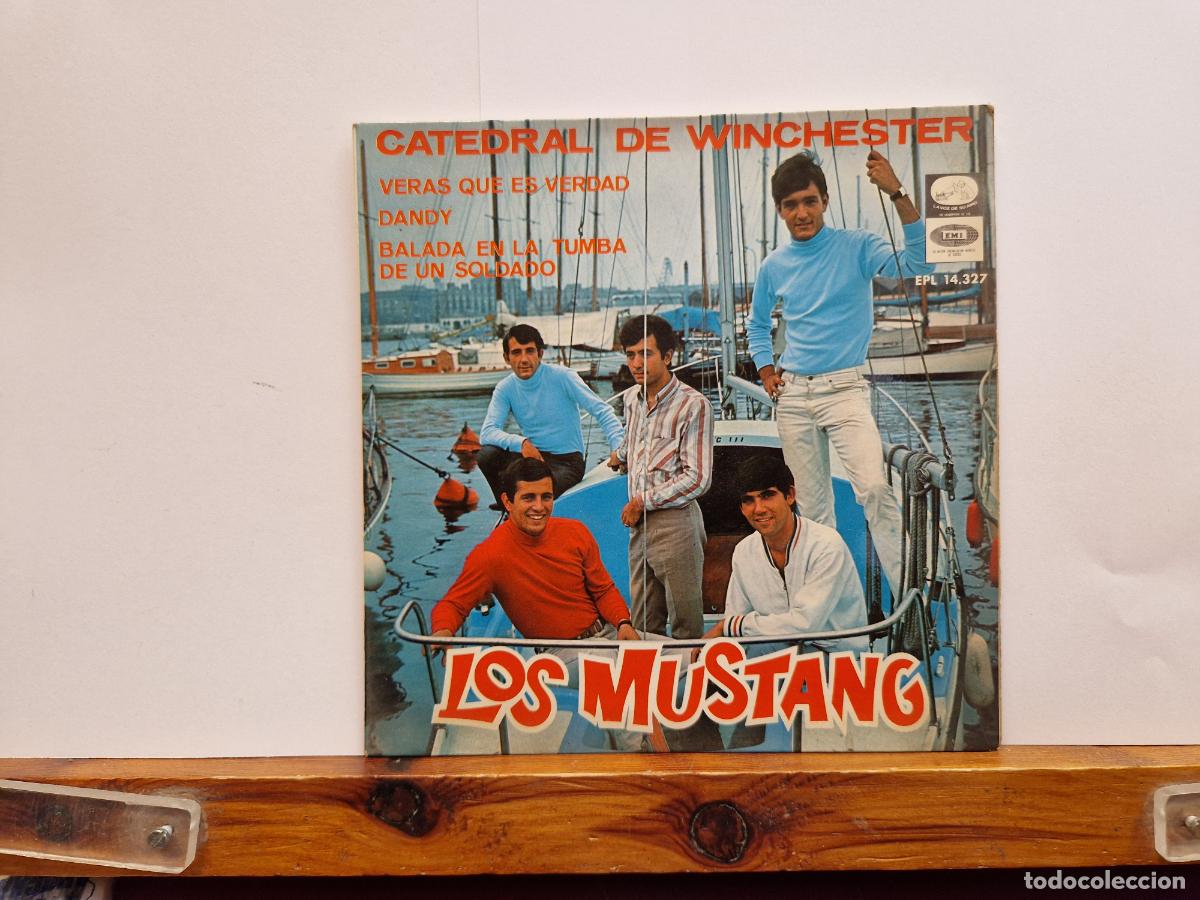 Disques de vinyle: SINGLE. LOS MUSTANG. CATEDRAL DE WINCHESTER. VERAS QUE ES VERDAD.