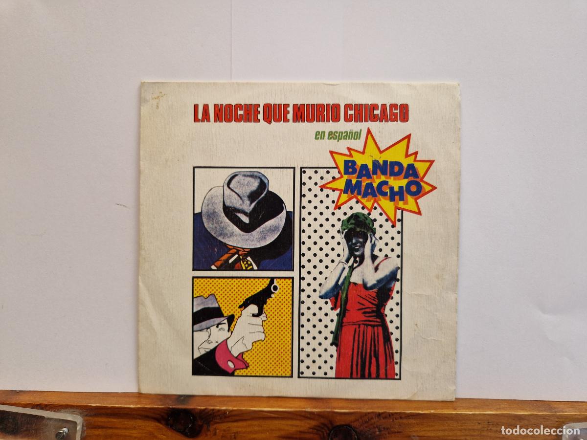 Discos de vinilo: SINGLE. LA NOCHE QUE MURIO CHICAGO. BANDA MACHO.