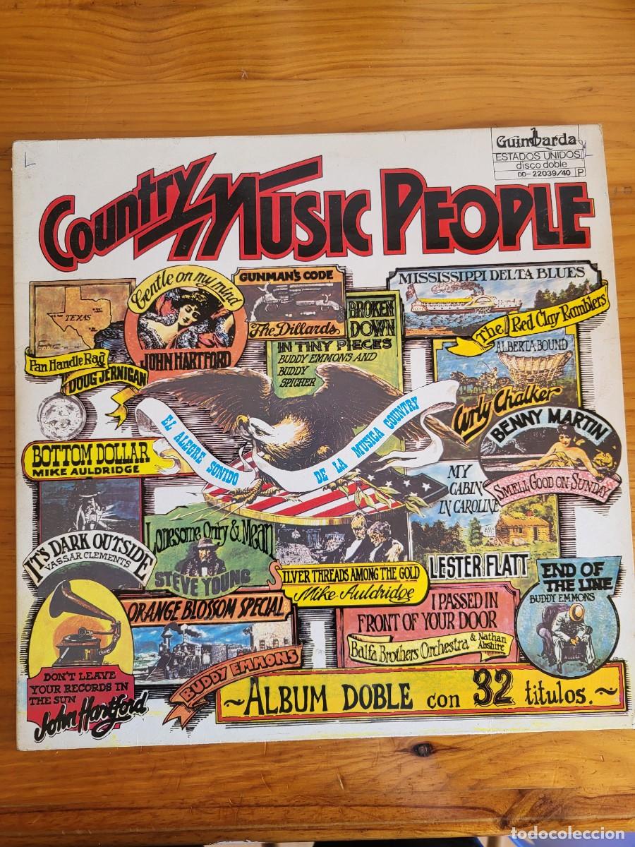 Discos de vinilo: COUNTRY MUSIC PEOPLE DOBLE LP