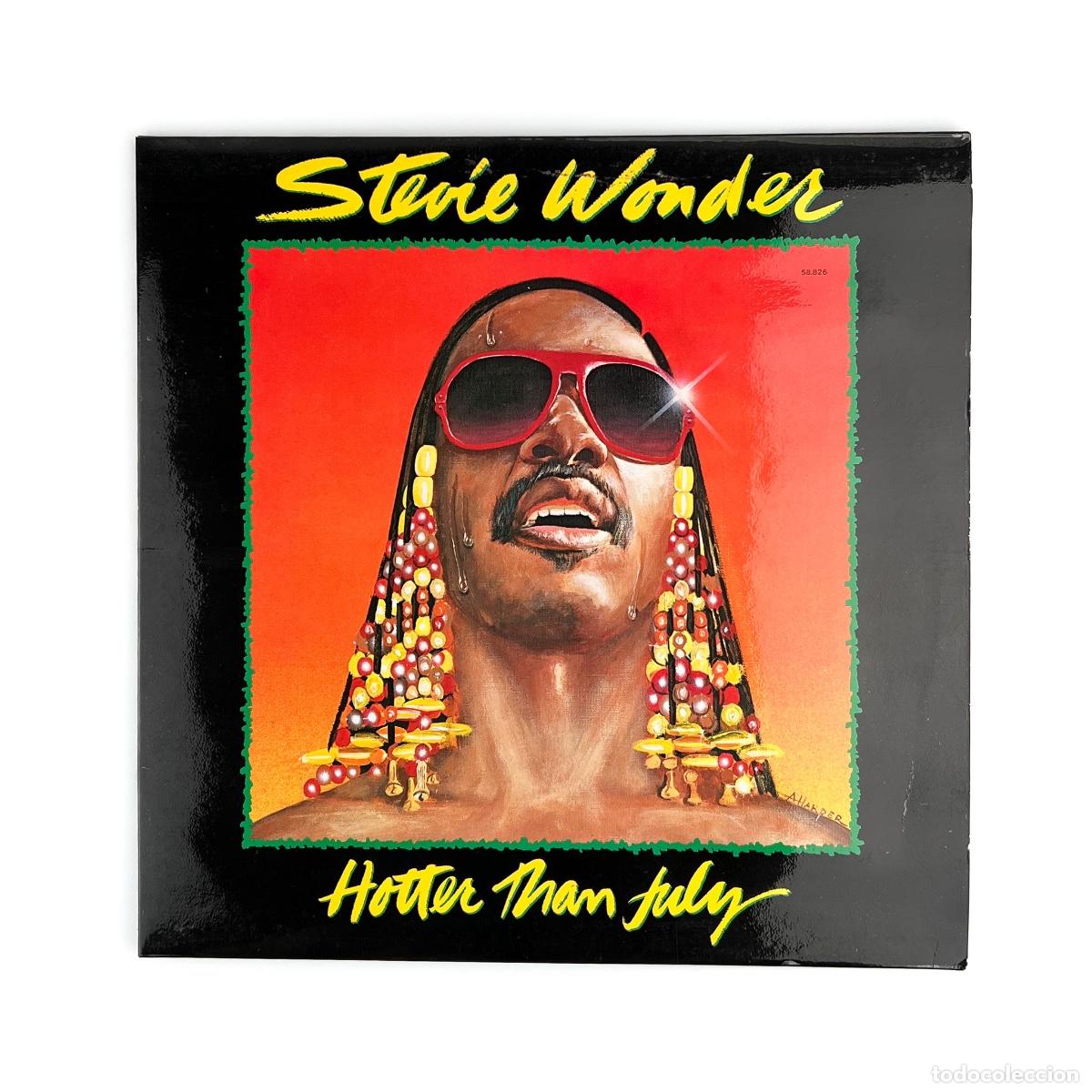Discos de vinilo: LP. Stevie Wonder. Hotter Than July