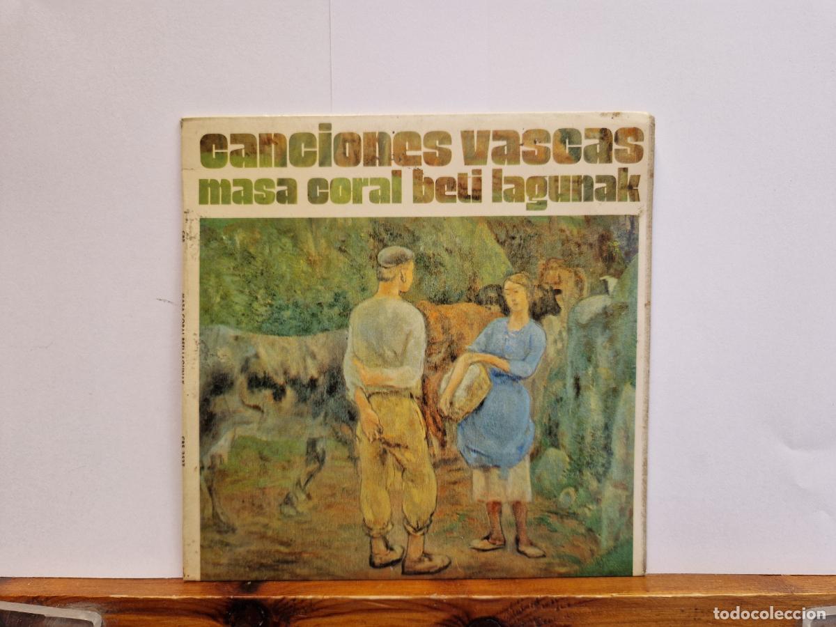 Discos de vinilo: SINGLE. CANCIONES VASCAS. MASA CORAL BETI LAGUNAK.