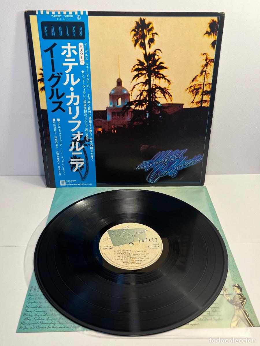 Discos de vinilo: Eagles - Hotel California (Jap&oacute;n 1976)