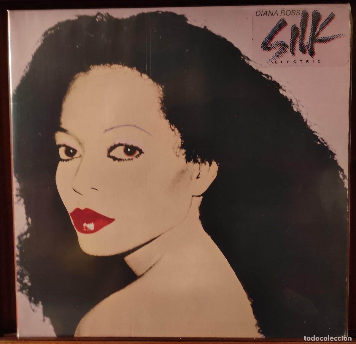 Discos de vinilo: Diana Ross &lrm;&ndash; Silk Electric - VINILO EDICION ESPA&Ntilde;OLA 1982 - GATEFOLD SELLO CAPITOL RECORDS