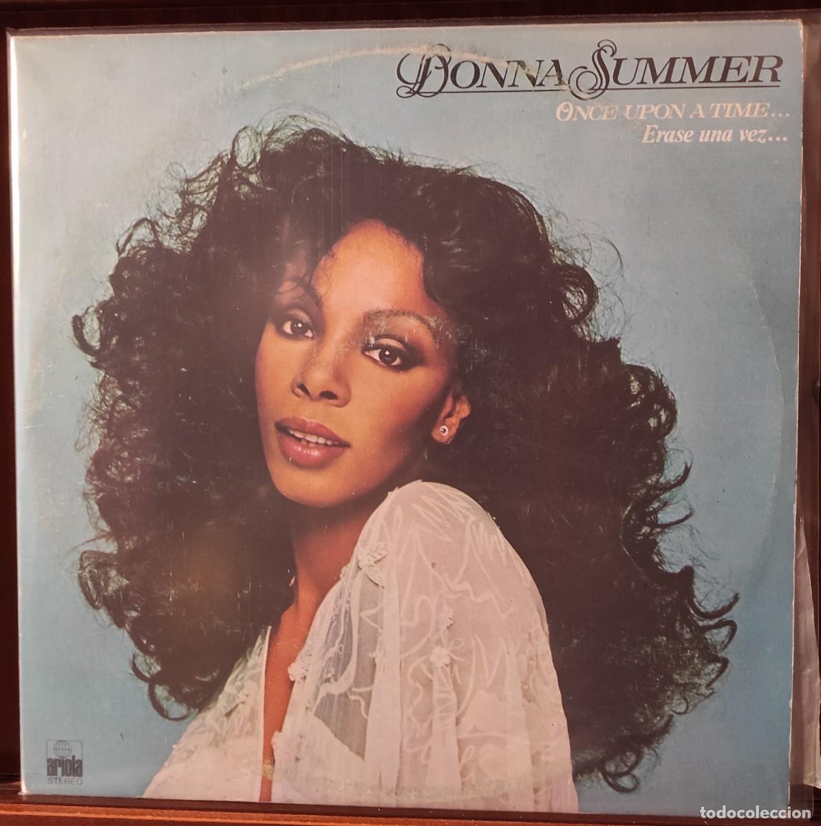Discos de vinilo: Donna Summer &lrm;&ndash; Once Upon A Time... = Erase Una Vez DOBLE VINILO EDICION ESPA&Ntilde;OLA 1977 SELLO ARIOLA