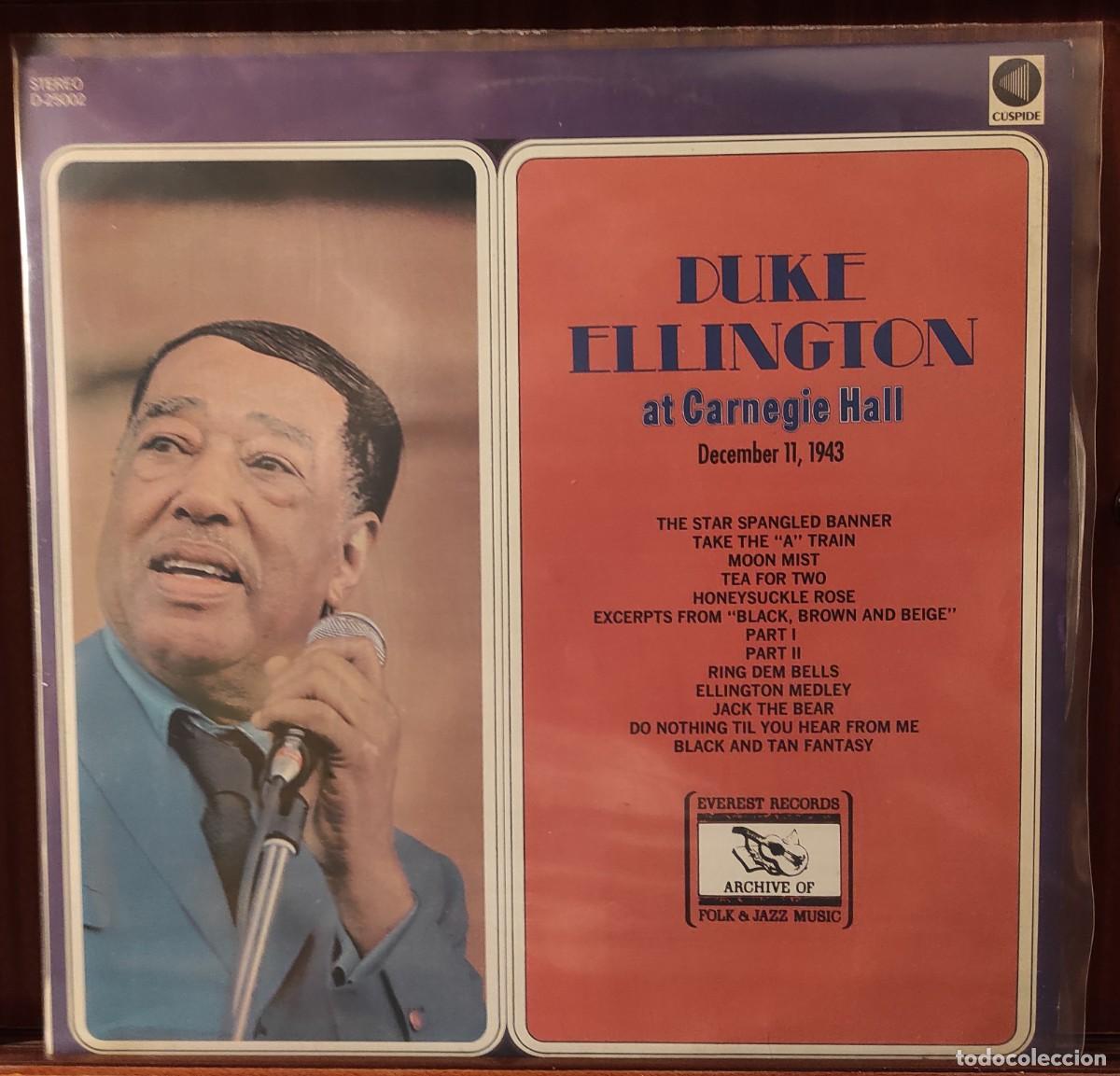 Discos de vinilo: DUKE ELLINGTON - FIGURAS LEGENDARIAS DEL JAZZ - SELLO CUSPIDE