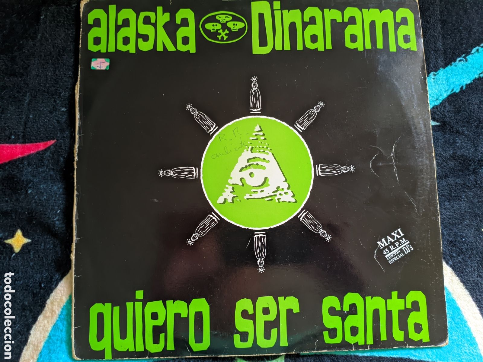 Discos de vinilo: // Alaska Y Dinarama &ndash; Quiero Ser Santa - Maxi Hispavox Espa&ntilde;a 1989