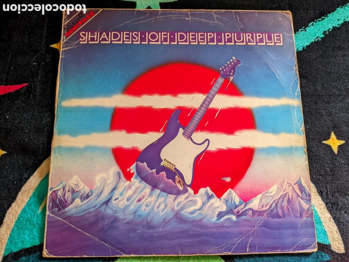 Discos de vinilo: // Deep Purple &lrm;&ndash; Shades Of Deep Purple - Harvest/Heritage Espa&ntilde;a 1977